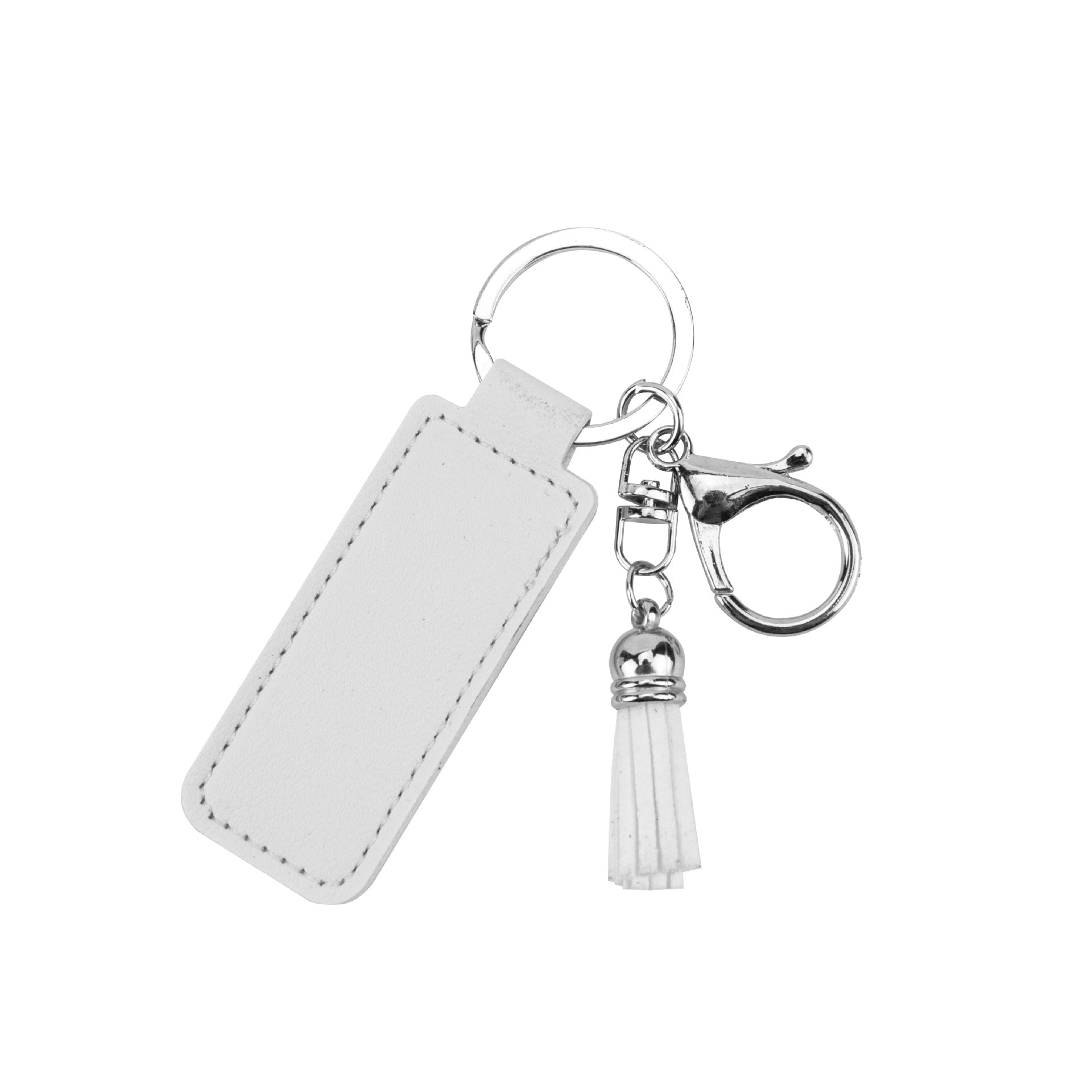 Wholesale PU Leather Tassel Keychain